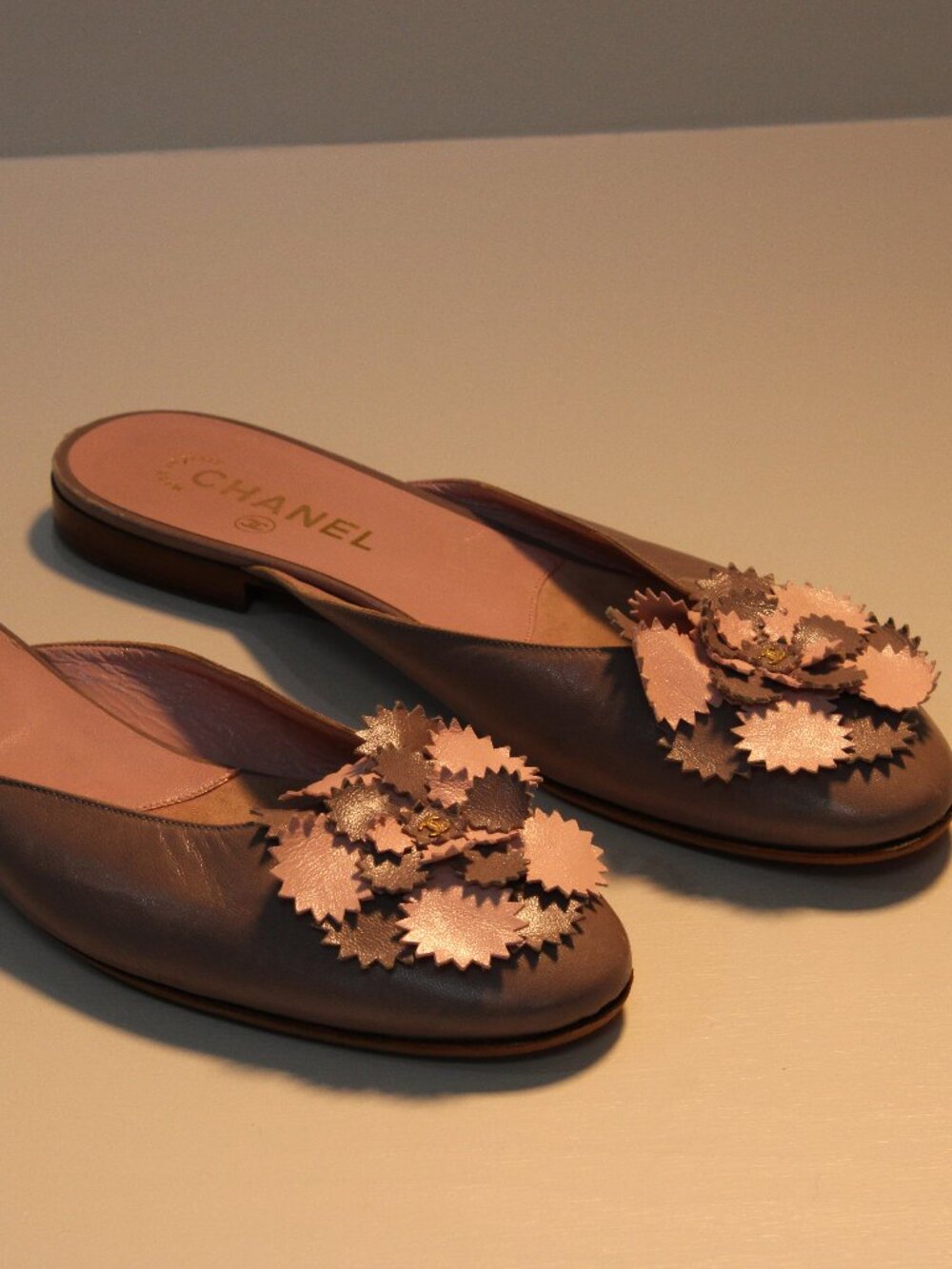Chanel Camellia Mule - One-of-a-Kind Pair - EUC